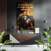 The Godfather Brushed Aluminum Dibond Wall Art.